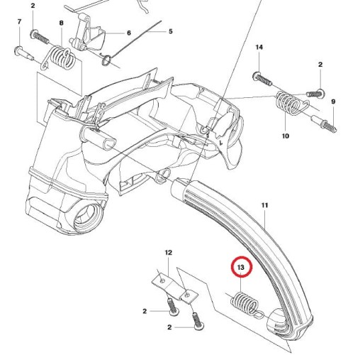 Amortyzator Husqvarna T435