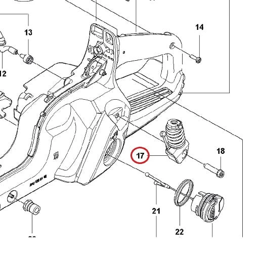 Amortyzator Husqvarna 592XP