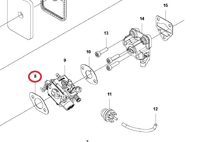 Uszczelka gaźnika Husqvarna 525RX