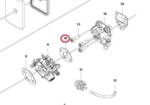 Uszczelka gaźnika Husqvarna 525RX