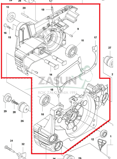 Karter Husqvarna 543XP