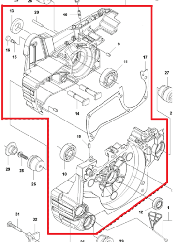 Karter Husqvarna 543XP