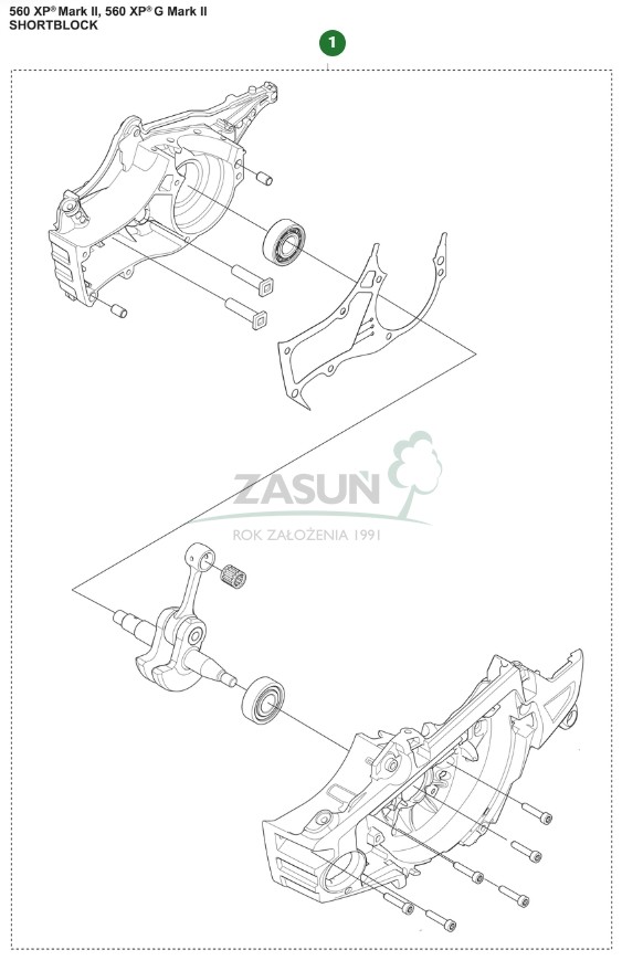 Short  Block Husqvarna