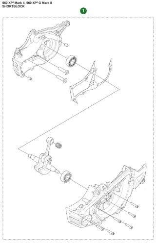 Short  Block Husqvarna